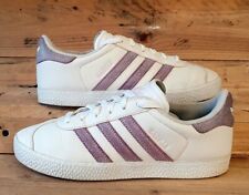 Tênis baixo Adidas couro gazela original UK4/US4.5/EU36.5 B96275 branco/rosa comprar usado  Enviando para Brazil