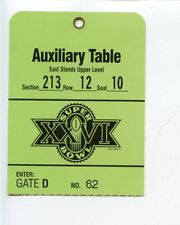 Boleto de mesa auxiliar EXMT para el Super Bowl 31 de fútbol americano americano de la NFL, usado segunda mano  Embacar hacia Argentina