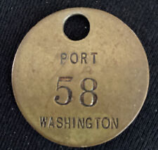 Vintage brass tag for sale  Center Line