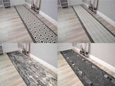 Grey Corridor Rugs Very Long Hallway Rug Dark Border Hall Runner ANY Length  for sale  Shipping to South Africa