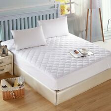 Hotel Quality Extra Deep Quilted Mattress Protector Bed Fitted Topper Cover for sale  BARKING