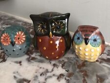 Owls ceramic ornaments for sale  ALTRINCHAM