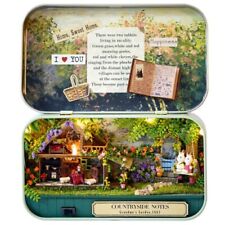 DIY Kit Miniature Dollhouse Box Theatre 'Countryside Notes Grandmas Garden' for sale  Shipping to South Africa