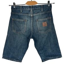 CARHARTT WIP Bermuda in Denim Vintage di Jeans Slim Fit da Uomo - Taglia 30 US segunda mano  Embacar hacia Argentina