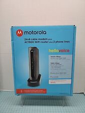 Motorola MT7711 Dual Band AC1900 Cable Modem and Wi-Fi Gigabit Router for sale  Shipping to South Africa