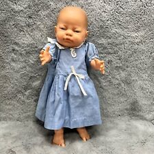 Berjusa Anatamically Correct Girl Doll Posable in Blue Denim Dress for sale  Shipping to South Africa