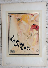 LES MAITRES DE L'AFFICHE : Fernand Toussaint "Le Sillon" Lithographie 1897 segunda mano  Embacar hacia Argentina