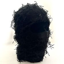 Black knitted balaclava for sale  NEWQUAY