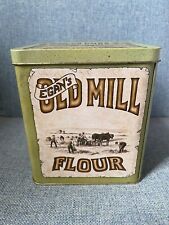 Vintage flour tin for sale  LONDON