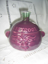 Vintage pottery purple for sale  LEEK