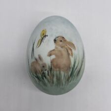 Vintage Hand Painted Porcelain Easter Egg Decorative Figurine, used for sale  Shipping to South Africa