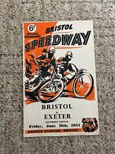 Bristol speedway programme for sale  WELLINGTON