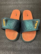 NIKE AIR MAX LEBRON II 2 CHINELOS SLIDE ELITE VERDE-AZULADO LARANJA 578251-383 10 comprar usado  Enviando para Brazil