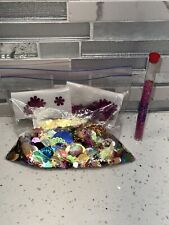 LOT of Mixed Confetti Party Scatter Card Making and Beads Jewelry Making for sale  Shipping to South Africa