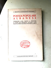 Poesia popolare albanese usato  Roma