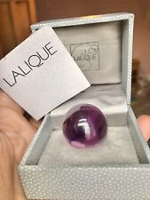 Lalique purple crystal for sale  CARDIFF