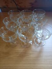 9pcs vintage stemmed for sale  CANTERBURY