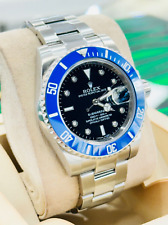 Rolex Submariner Date 116610 relógio de aço com moldura de cerâmica personalizada mostrador de diamante *ESTADO PERFEITO comprar usado  Enviando para Brazil