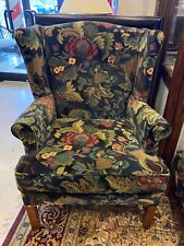 Floral wingback chair for sale  Wheaton