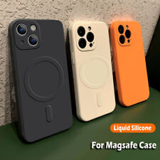 MagSafe hülle für iPhone 15 14 13 Pro Max 12 11 XR XS Case Handy Tasche Silikon, usado comprar usado  Enviando para Brazil