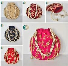 Used, Rajasthani Style Royal Clutch Batwa Bag Ethnic Potli For Women's Mother's day for sale  Shipping to South Africa