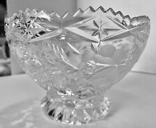 crystal bowl etched lead for sale  Bardstown