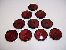 Round red reflectors for sale  ROGART