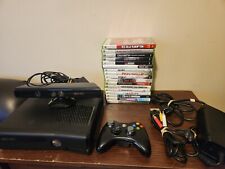 Xbox 360 Slim Console TESTED, WORKING w/ Kinect,17 Game Bundle for sale  Shipping to South Africa