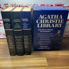 Agatha Christie Library 3 Book Box Set Avenel 15 romances completos vintage comprar usado  Enviando para Brazil