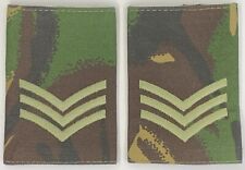 Sergeant camouflage embroidere for sale  Shipping to Ireland