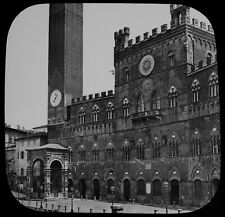 ANTIGA Lanterna Mágica Slide SIENA PREFEITURA C1890 FOTO ANTIGA ITÁLIA comprar usado  Enviando para Brazil