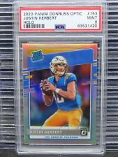 2020 Donruss Optic Justin Herbert Holo Prizm Rated Rookie RC #153 PSA 9 N570, used for sale  Shipping to Canada