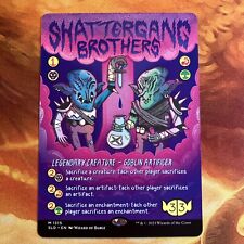 Used, MTG Hand Drawn Shattergang Brothers Secret Lair: Goblin & Squabblin' NM Mythic!! for sale  Shipping to South Africa