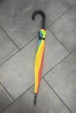 Rainbow coloured umbrella for sale  UK