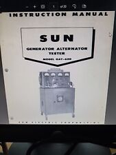CD Sun Electric Gat 620 manual do usuário PDF livro comprar usado  Enviando para Brazil