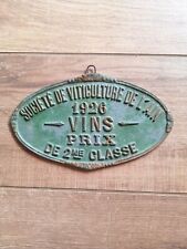 Ancienne plaque concours d'occasion  Oyonnax