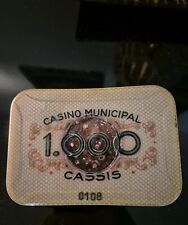 Jeton casino municipal d'occasion  Corte