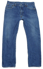 Spodnie dżinsowe Levi's 501 rozm. W36 L30 niebieskie dżinsy męskie regularne logo 36 cali na sprzedaż  PL