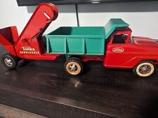 COLLECTIBLE VINTAGE TONKA TOYS PRESSED METAL TIP DUMP TRUCK SANDLOADER RED RARE for sale  Shipping to South Africa