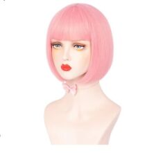 Pink synthetic wig for sale  Niles