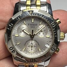 Relógio de pulso masculino Tissot 1853 cronógrafo de 2 tons Apx. 39 mm com livreto comprar usado  Enviando para Brazil