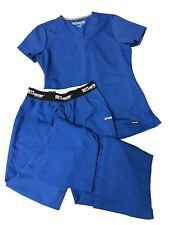 Grey's Anatomy Royal Blue Scrub Set Size XS Scrubs Medical Nursing, used for sale  Shipping to South Africa