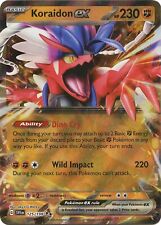 Koraidon Ex - 125/198 - Pokemon base escarlate e violeta cartão ultra raro quase perfeito comprar usado  Enviando para Brazil