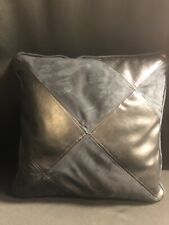 leather throw pillows faux for sale  Lawrenceville