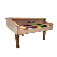 Vintage - Brinquedo de Trabalho Schoenhut - Piano de Madeira - 8 Teclas Coloridas - Colecionável Raro comprar usado  Enviando para Brazil