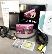 Used, Nikon COOLPIX S5100 PINK Boxed Great Condition 12.2 MP Compact Digital Camera for sale  Shipping to South Africa