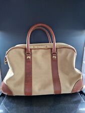 Used, Swain Adeney Brigg Canvas Leather Bag Quality Royal Warrant Vintage Used for sale  Shipping to South Africa