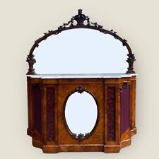 Victorian walnut mirror for sale  KING'S LYNN