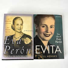 Lote de 2 libros de bolsillo de Eva Perón: una biografía de Ortiz, Evita de Jill Hedges segunda mano  Embacar hacia Argentina