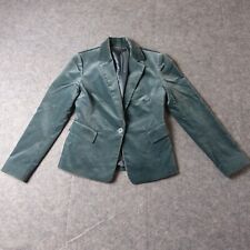 Blazer Feminino Vintage Lafayette 148 4 Pequeno Veludo Verde Veludo Nova York Brilhante comprar usado  Enviando para Brazil